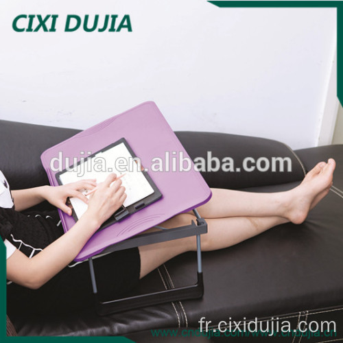 dujia Bureau d&#39;ordinateur portable de chambre à coucher réglable en hauteur design pliable